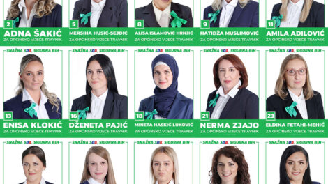 SDA podržava žene: Petnaest kandidatkinja na listi za OV Travnik