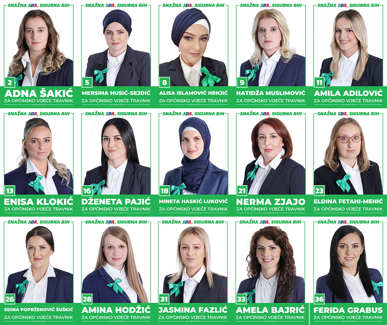 SDA podržava žene: Petnaest kandidatkinja na listi za OV Travnik