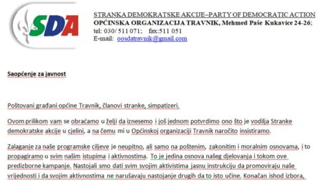 Saopćenje za javnost