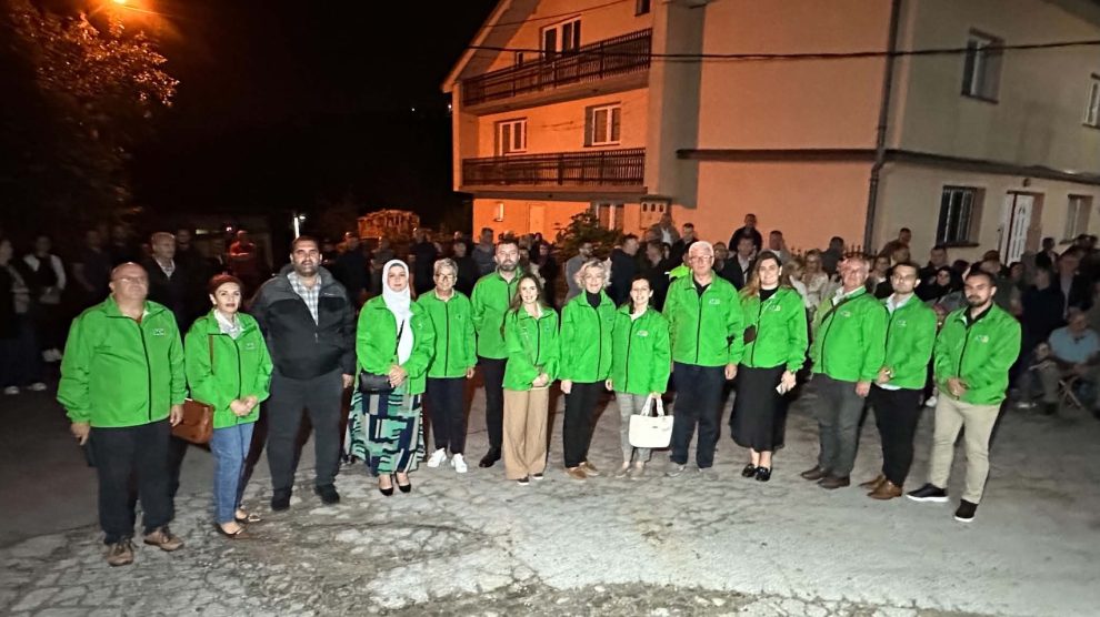 Maline okupile brojne mještane: Predizborni skup SDA Travnik za Maline i Radojčiće